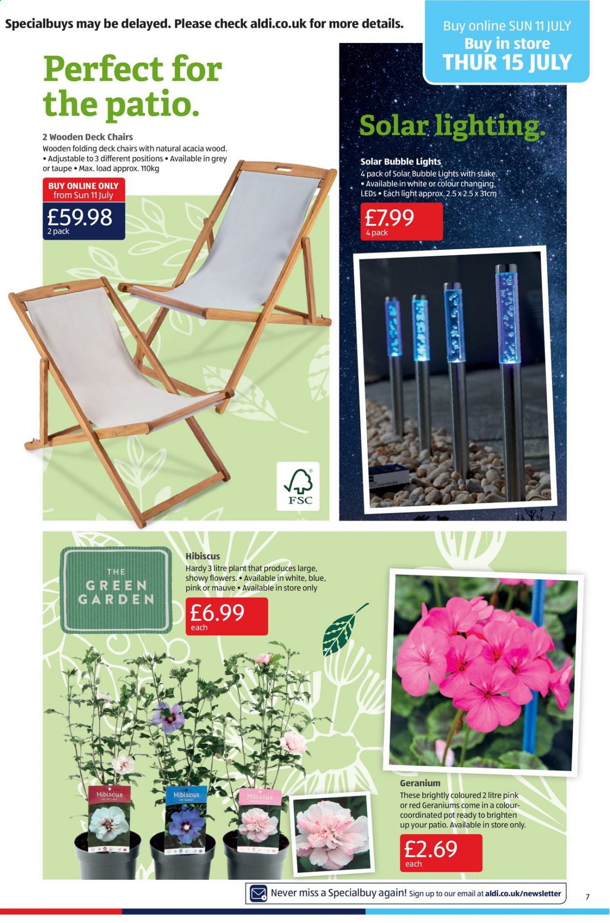 thumbnail - Aldi offer  - 11/07/2021 - 18/07/2021 - Sales products - pot, chair. Page 7.