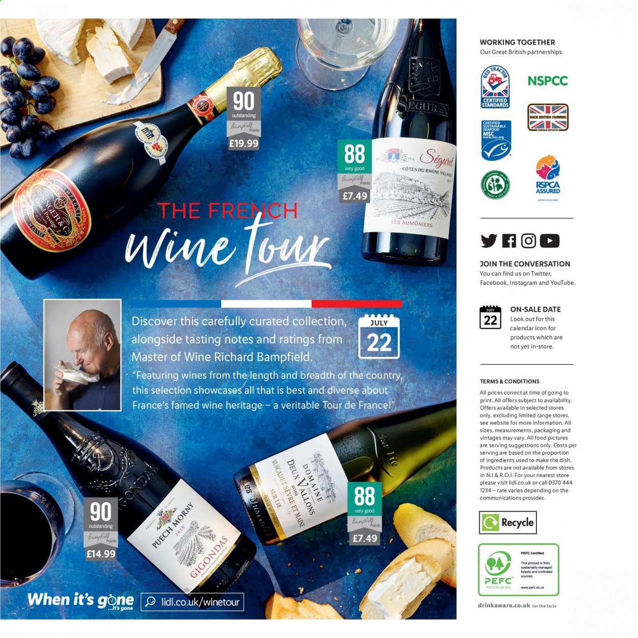 thumbnail - Lidl offer  - Sales products - seafood, wine, calendar. Page 27.