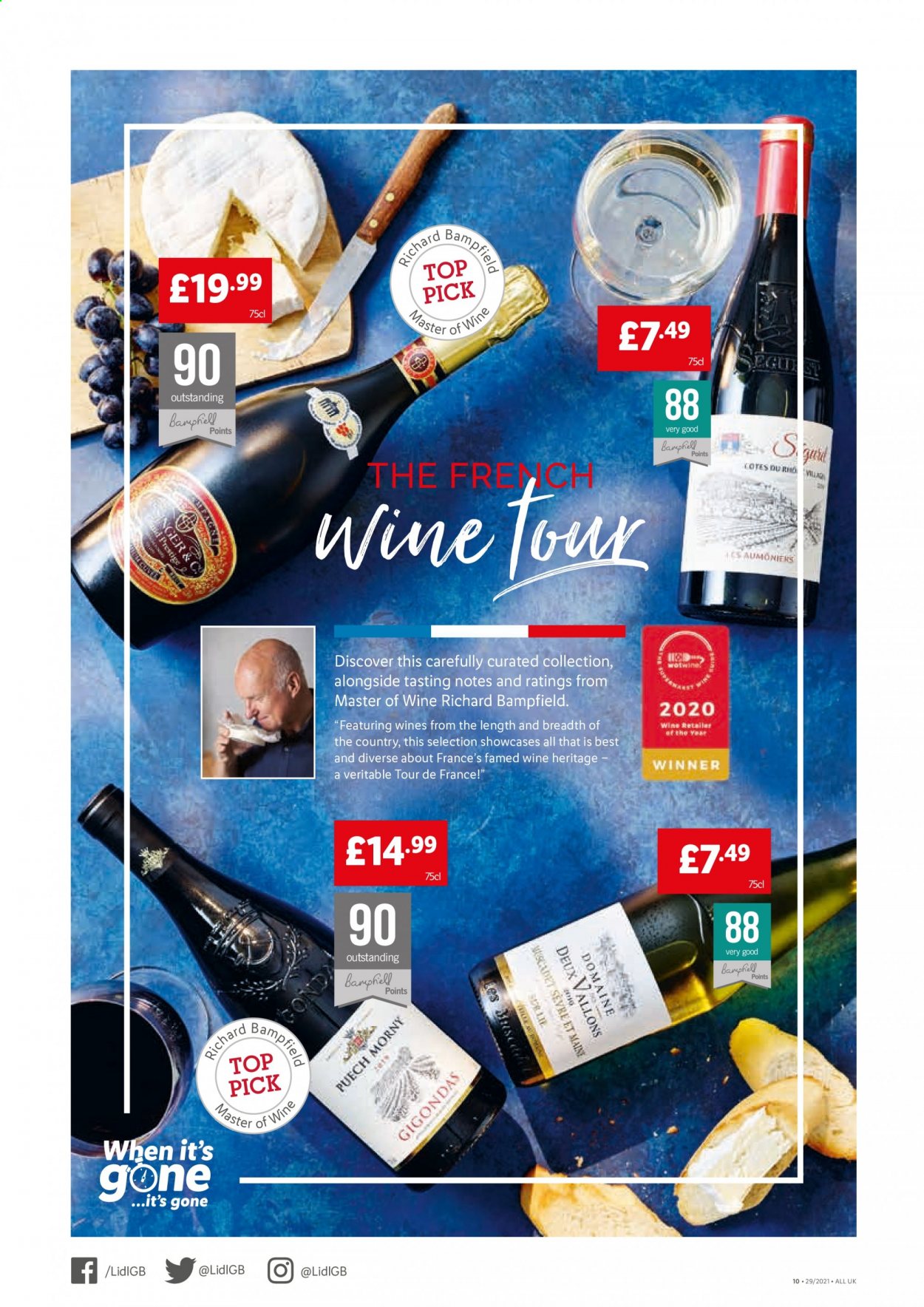 thumbnail - Lidl offer  - 22/07/2021 - 28/07/2021 - Sales products - wine. Page 8.