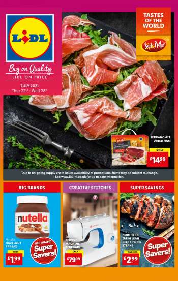 Lidl offer  - 22.7.2021 - 28.7.2021.