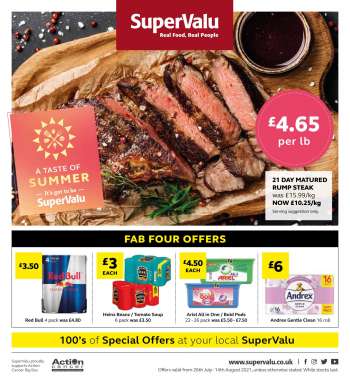 SuperValu offer  - 26.7.2021 - 14.8.2021.