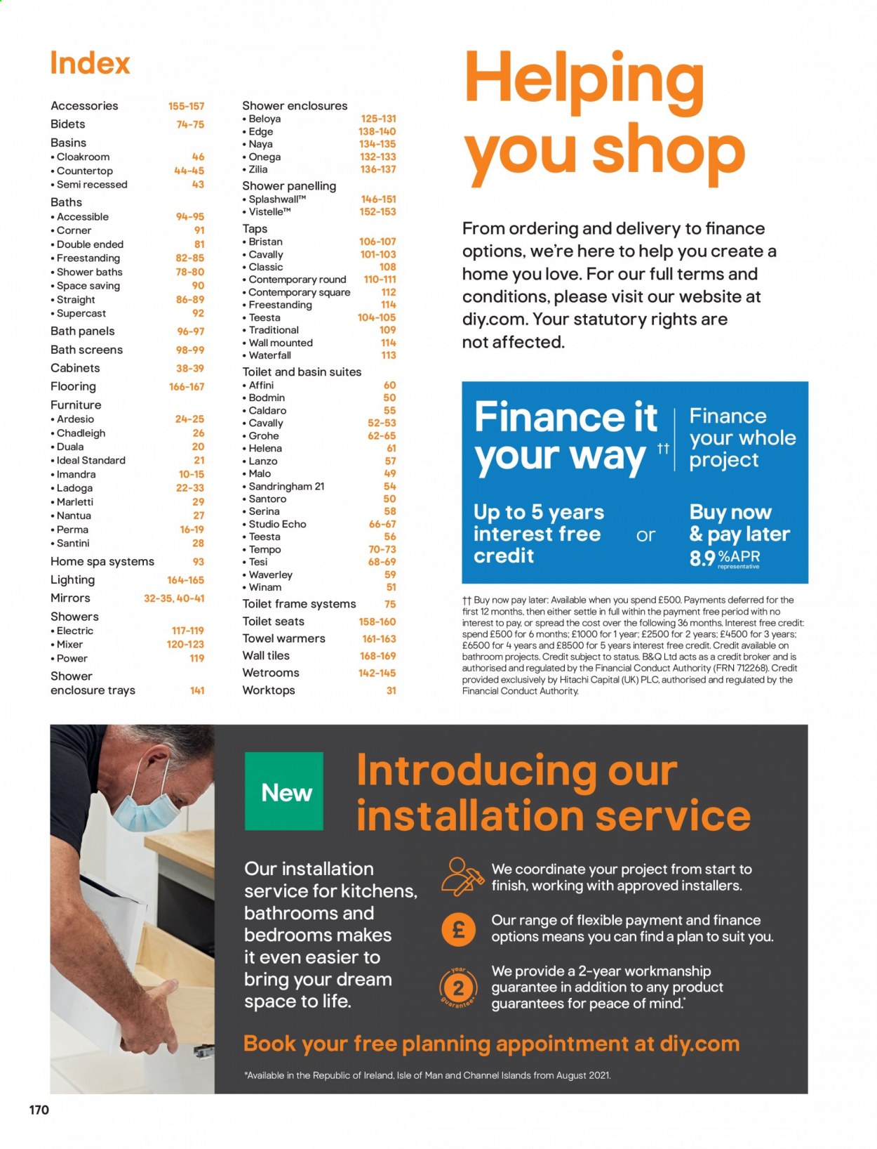 B&Q offer. Page 170