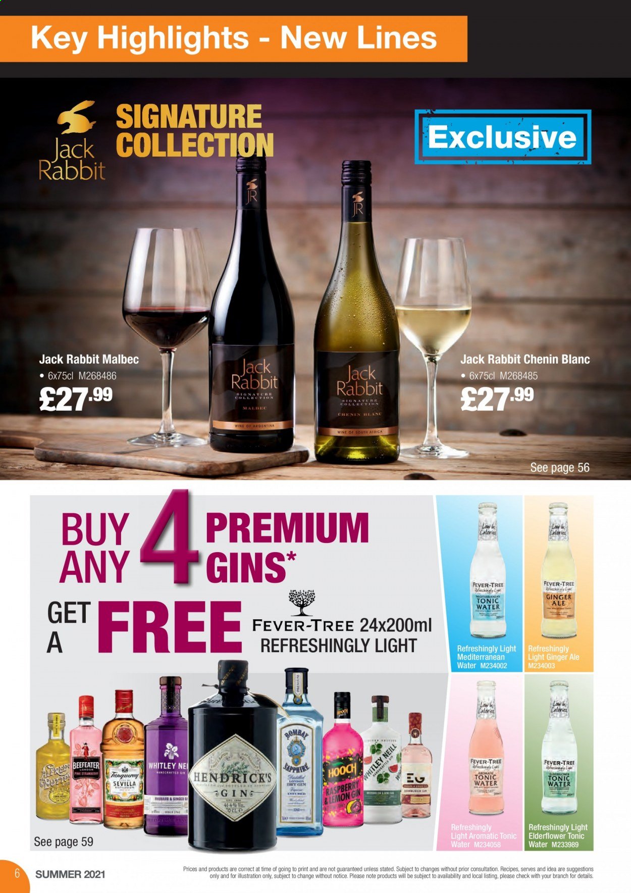 Makro offer  - 17.8.2021 - 31.8.2021 - Sales products - rabbit, ginger ale, Chenin Blanc, red wine, white wine, wine. Page 6.