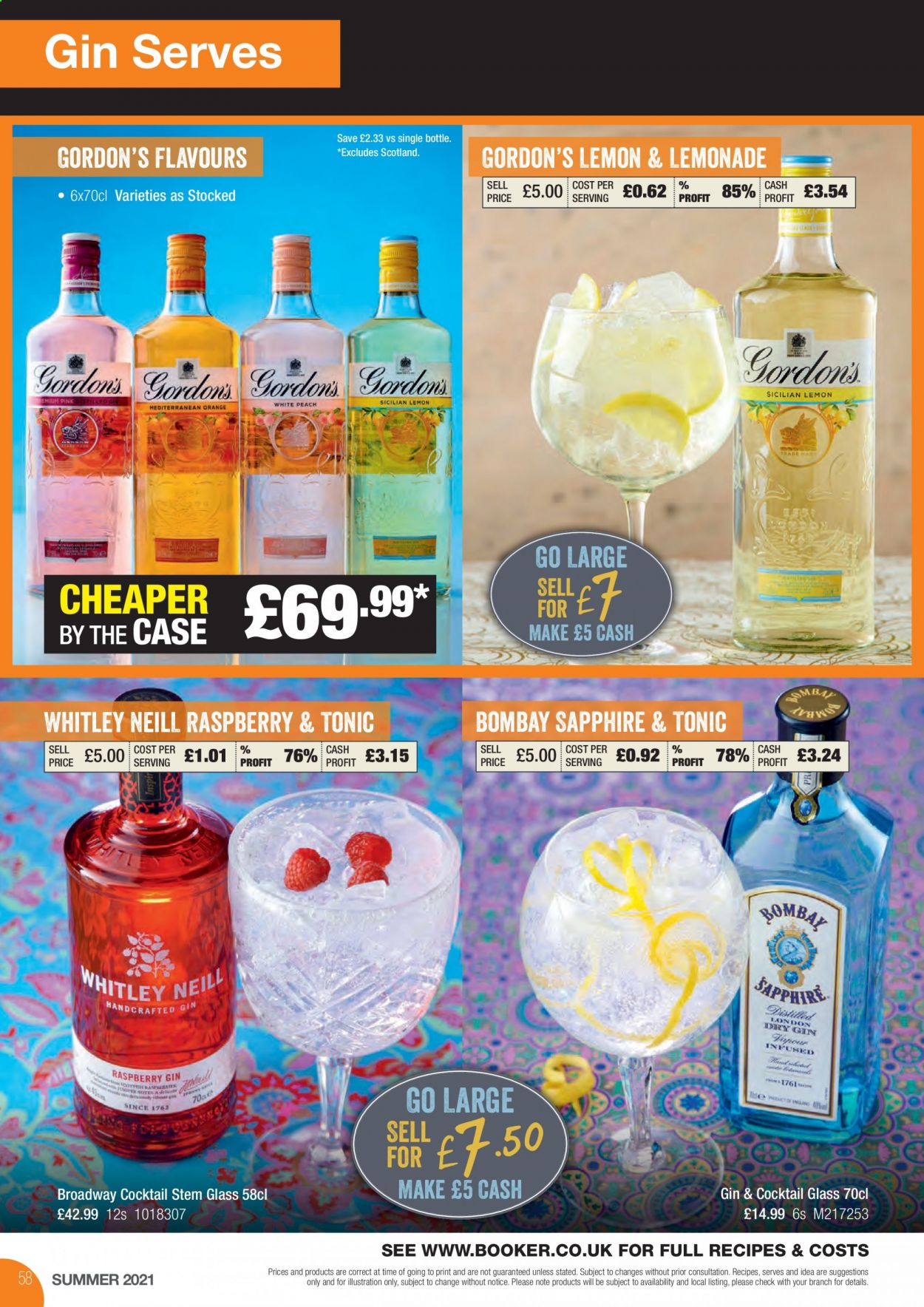 Makro offer  - 17.8.2021 - 31.8.2021 - Sales products - lemonade, tonic, Gordon's, gin. Page 58.