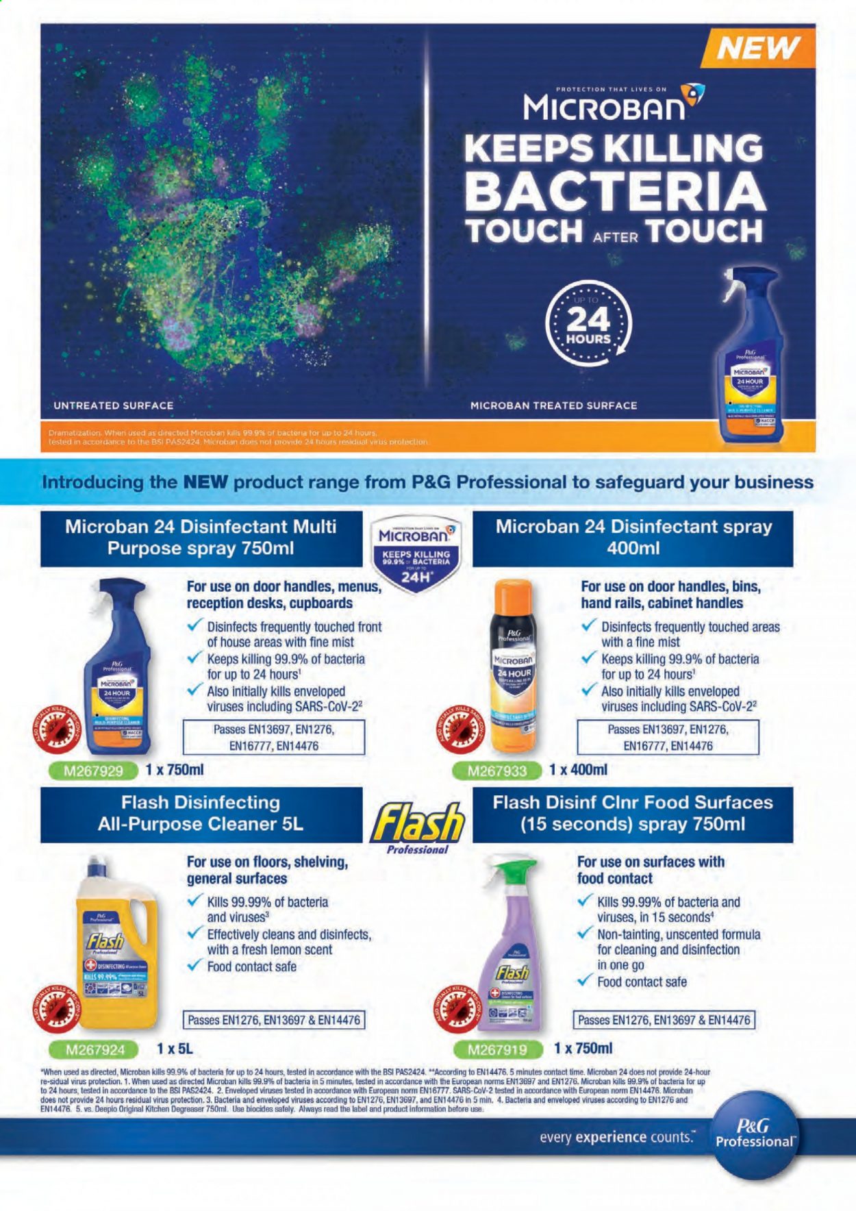 thumbnail - Makro offer  - 17/08/2021 - 31/08/2021 - Sales products - cleaner, desinfection, antibacterial spray. Page 76.