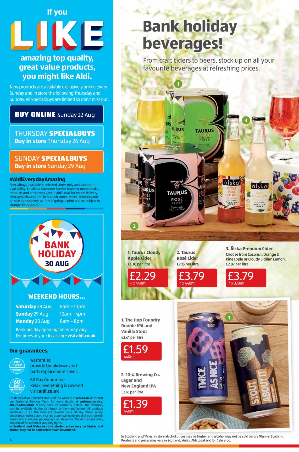 Aldi offer - 22/08/2021 - 29/08/2021. Page 4