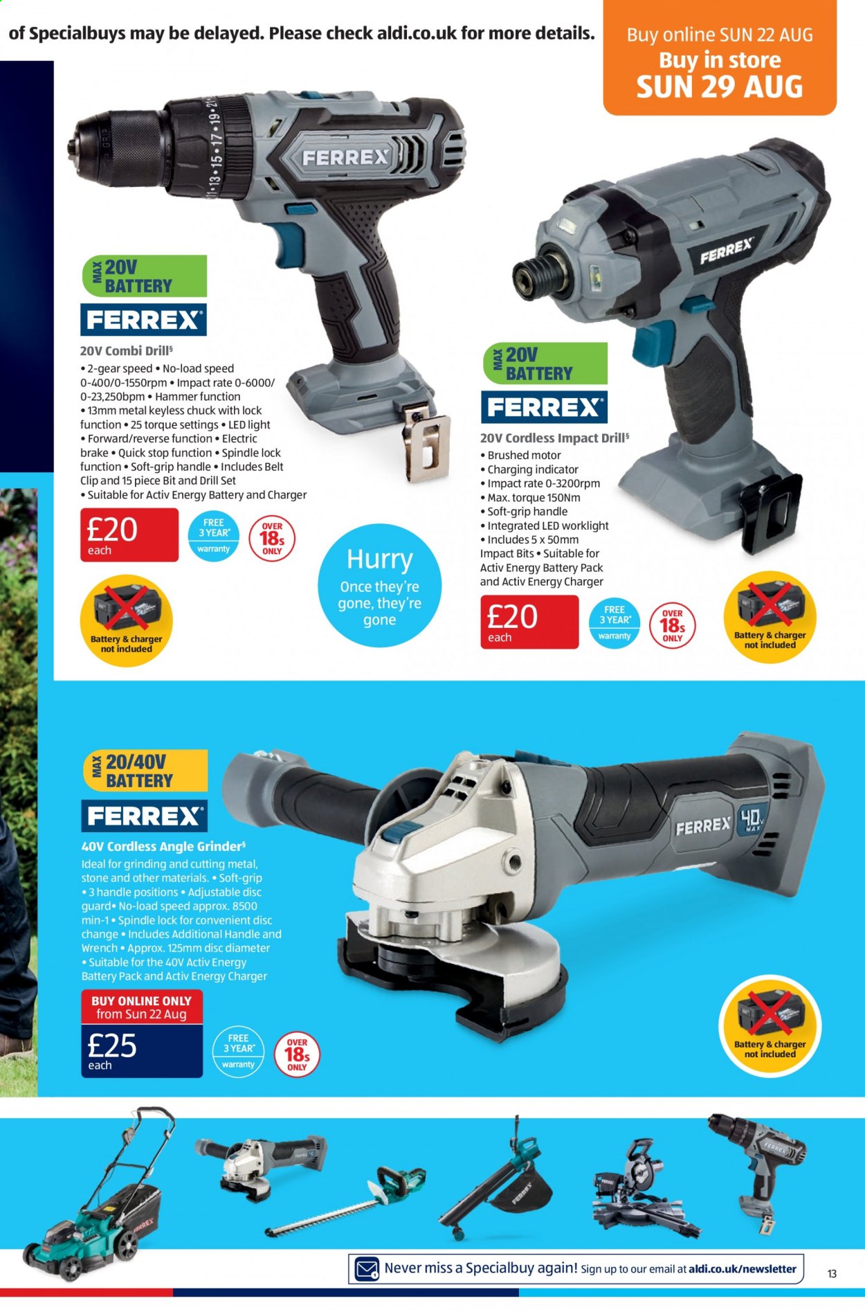 Aldi offer - 22/08/2021 - 29/08/2021. Page 13