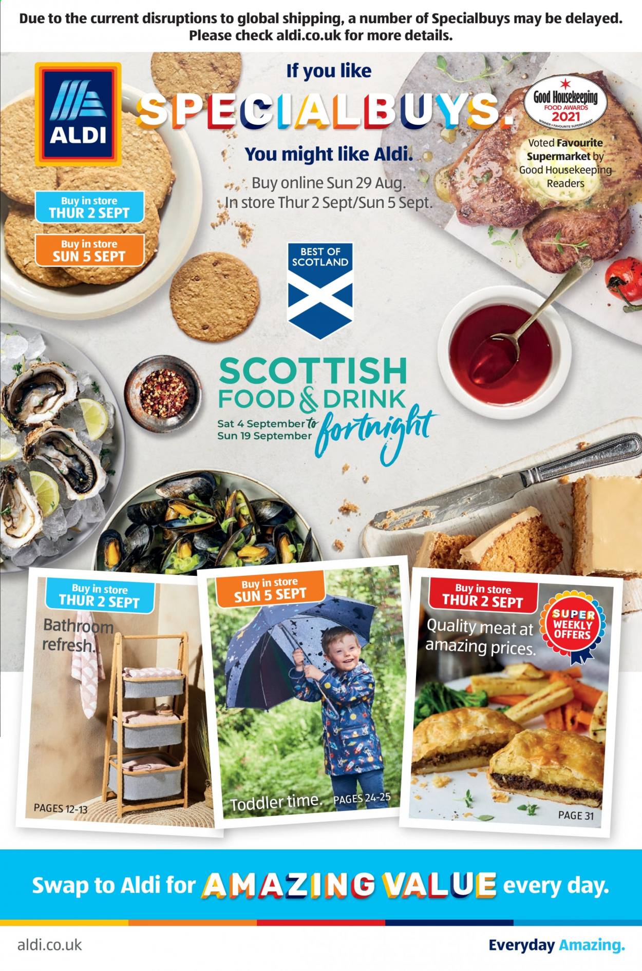 Aldi offer - 29/08/2021 - 05/09/2021. Page 1