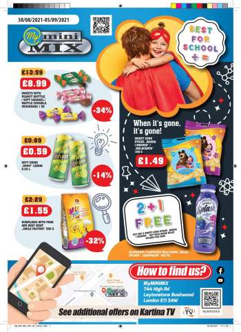 MyMINIMIX offer  - 30.8.2021 - 5.9.2021.