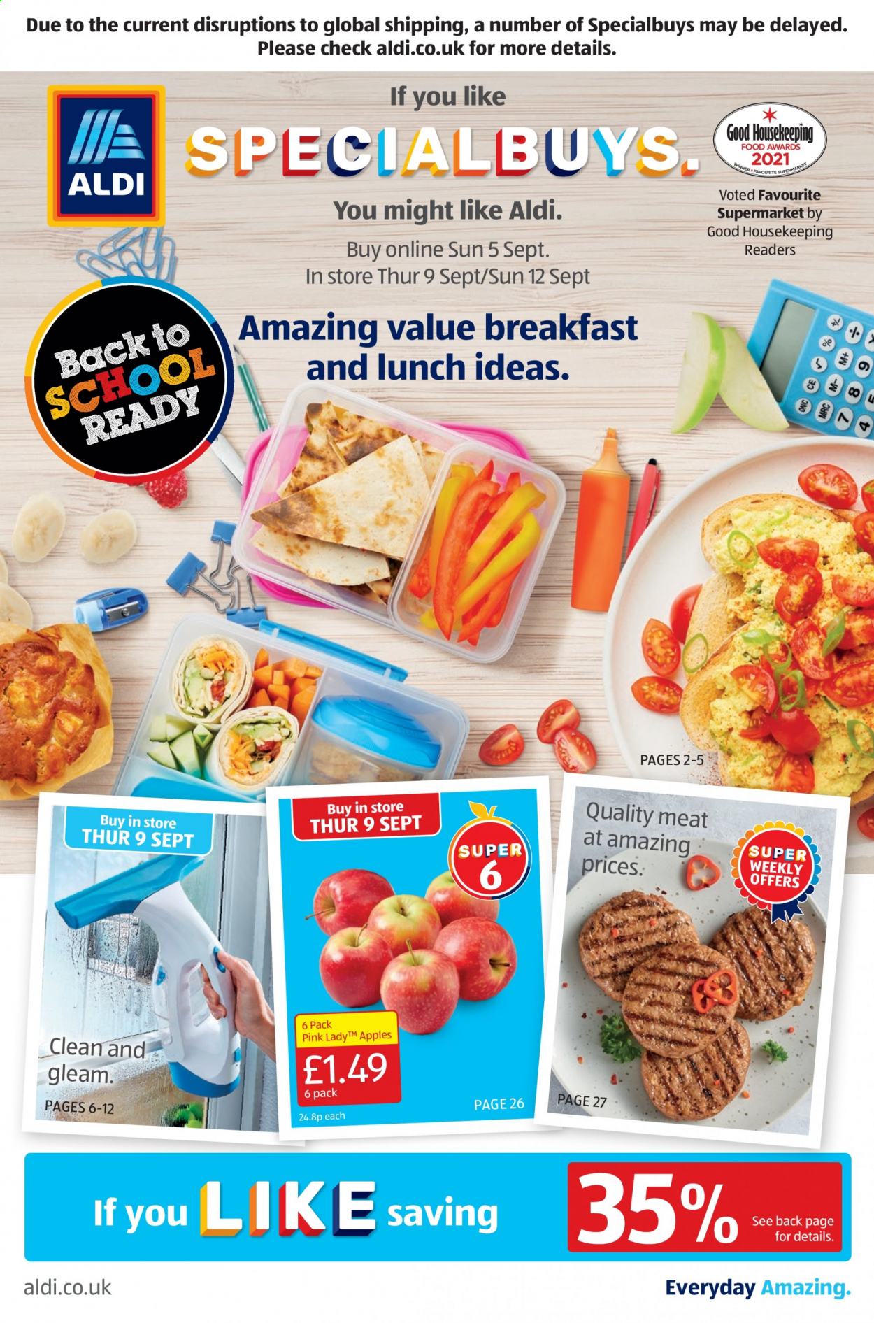 Aldi offer - 05/09/2021 - 12/09/2021. Page 1
