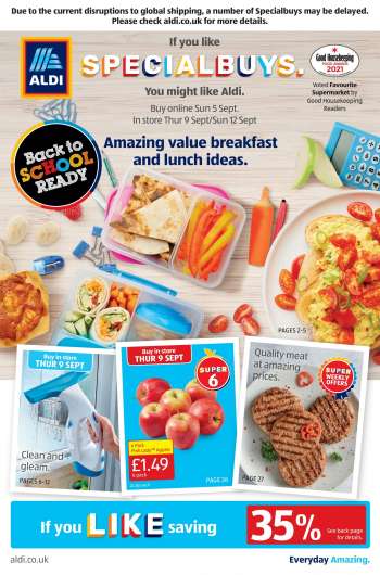 Aldi offer  - 5.9.2021 - 12.9.2021.