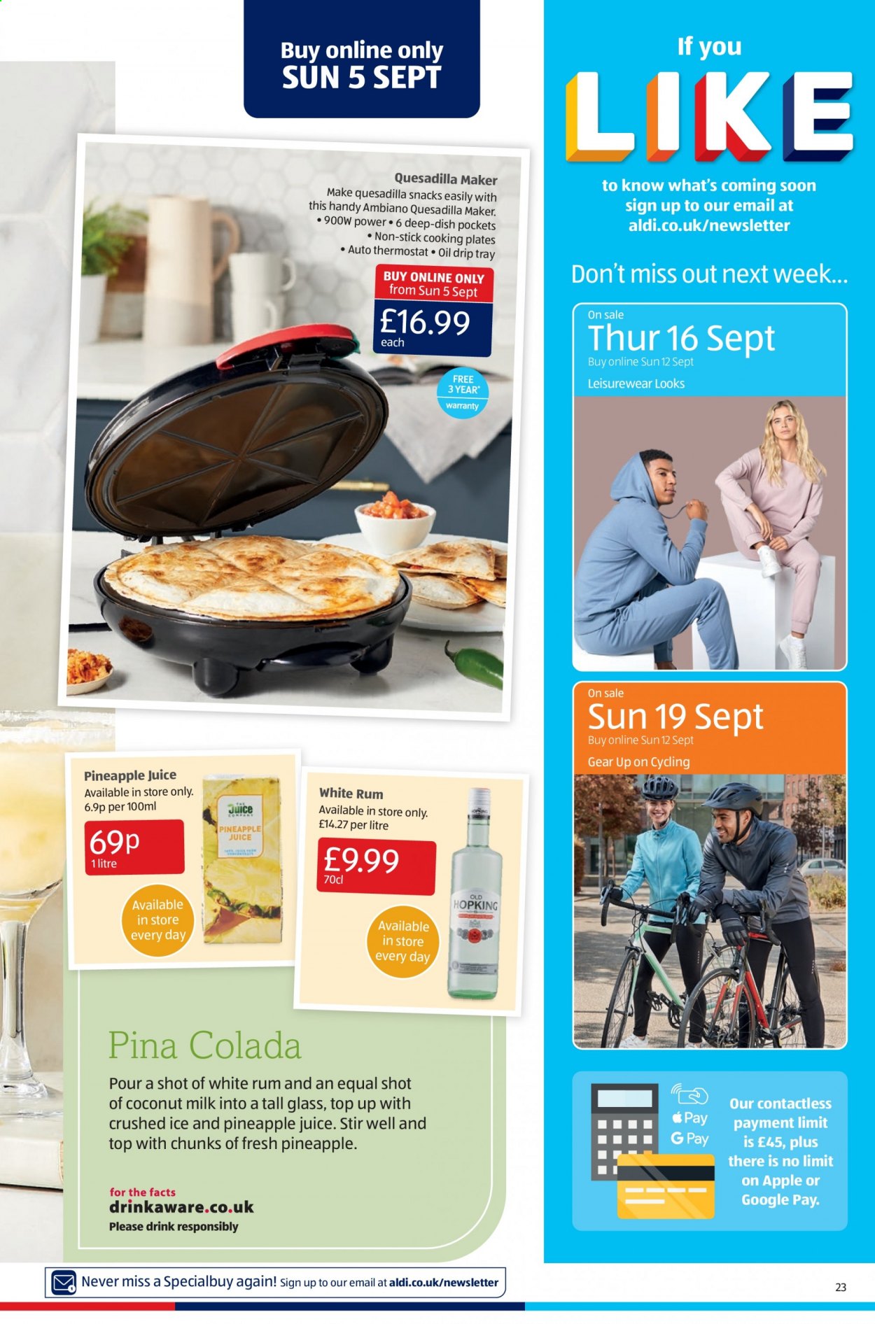 Aldi offer - 05/09/2021 - 12/09/2021. Page 23