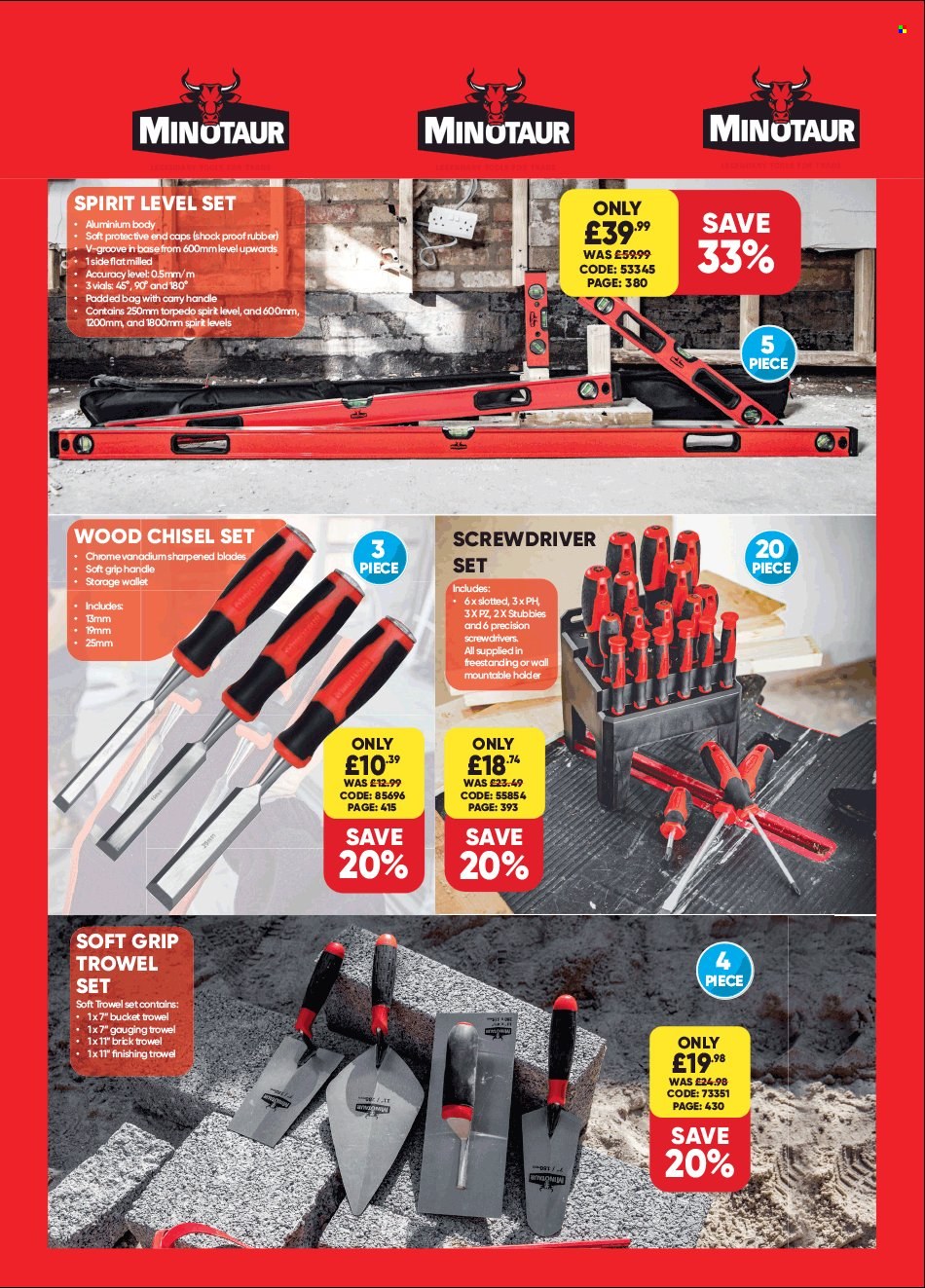 thumbnail - Toolstation offer  - Sales products - holder, screwdriver. Page 382.