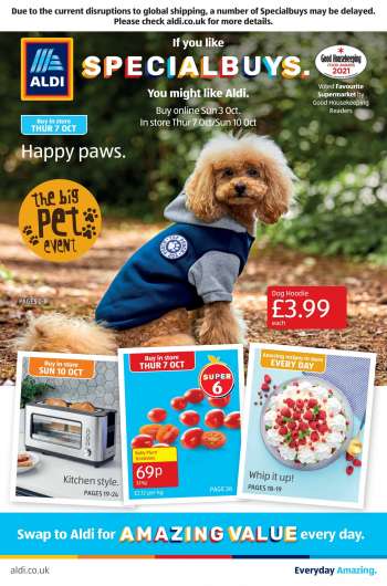 Aldi offer  - 3.10.2021 - 10.10.2021.