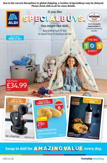 Aldi offer  - 17.10.2021 - 24.10.2021.