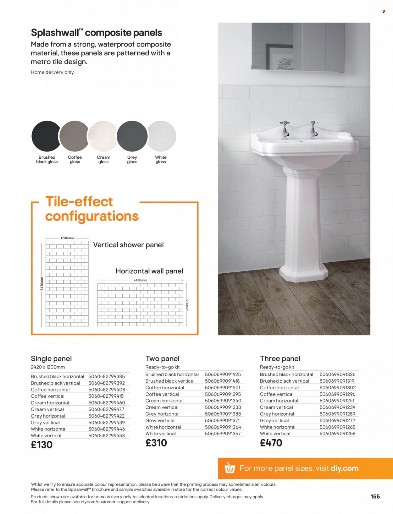 B&Q offer. Page 155