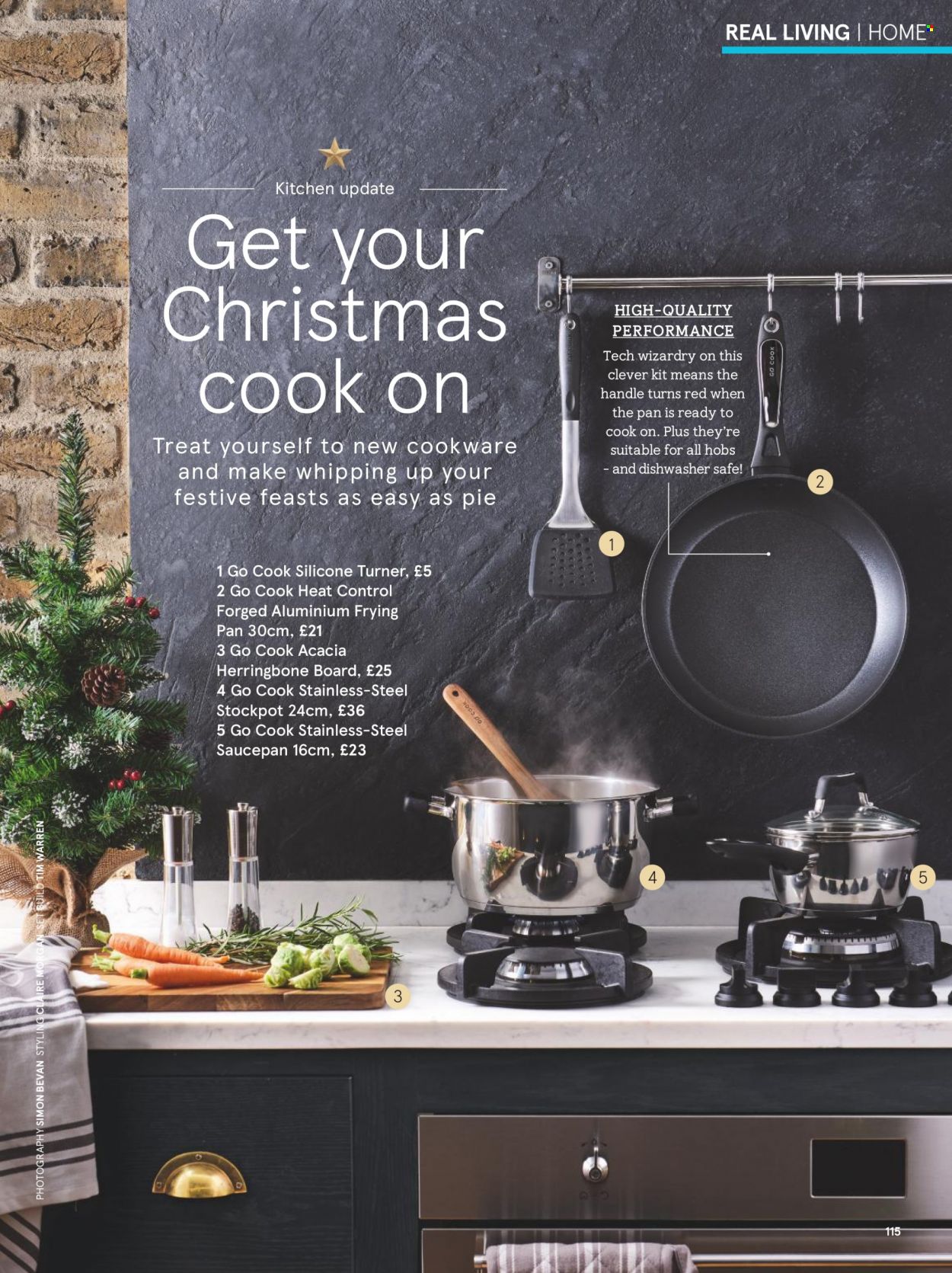 thumbnail - Tesco offer  - Sales products - stockpot, cookware set, pan, saucepan. Page 117.