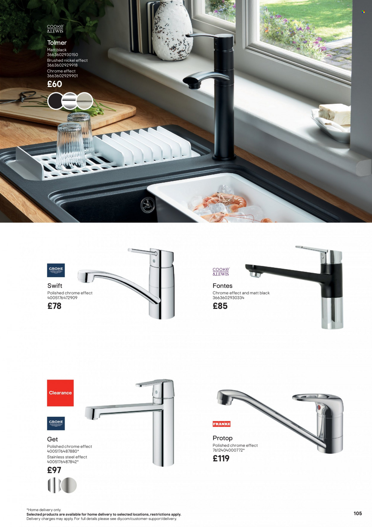 B&Q offer. Page 105