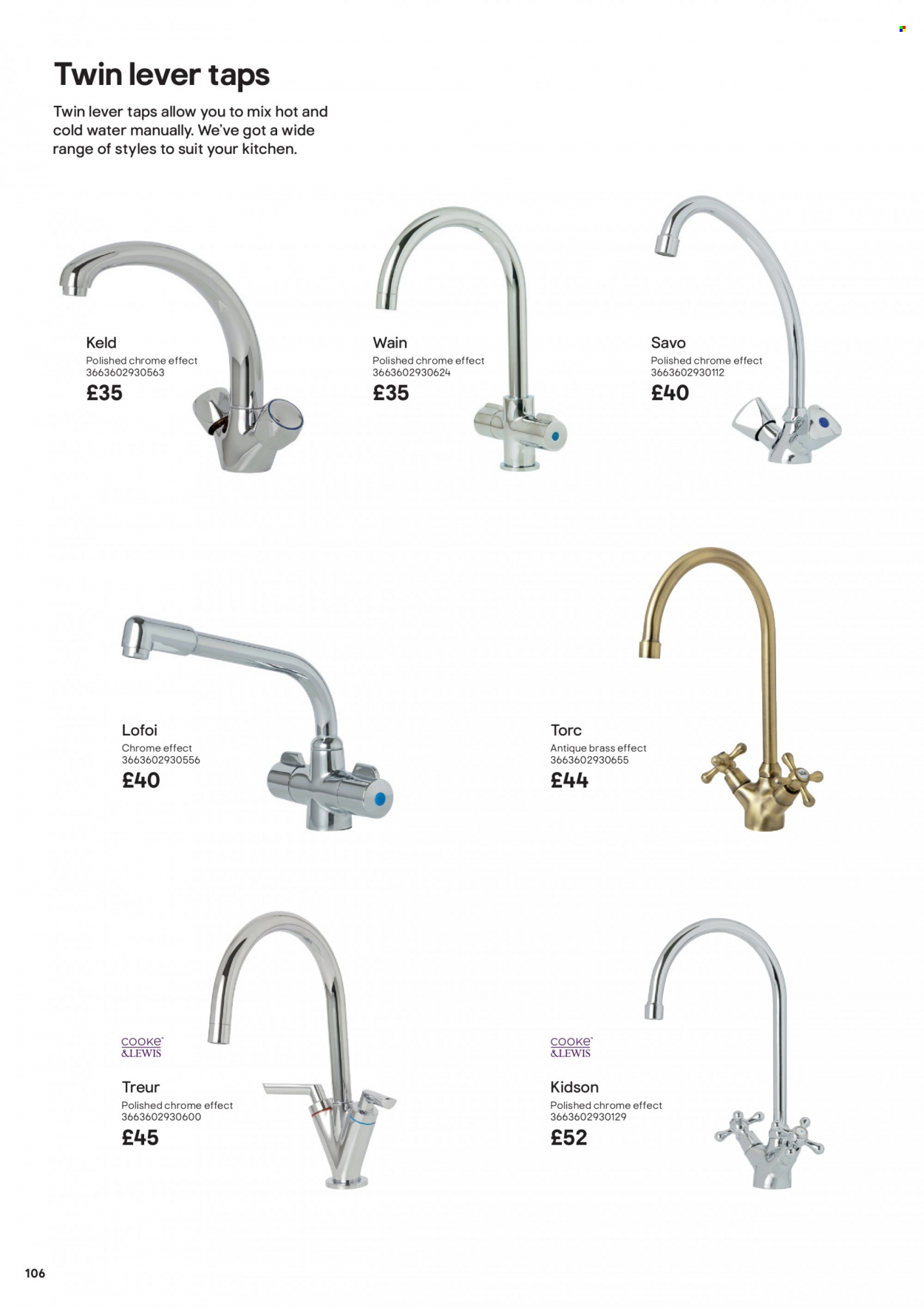 B&Q offer. Page 106