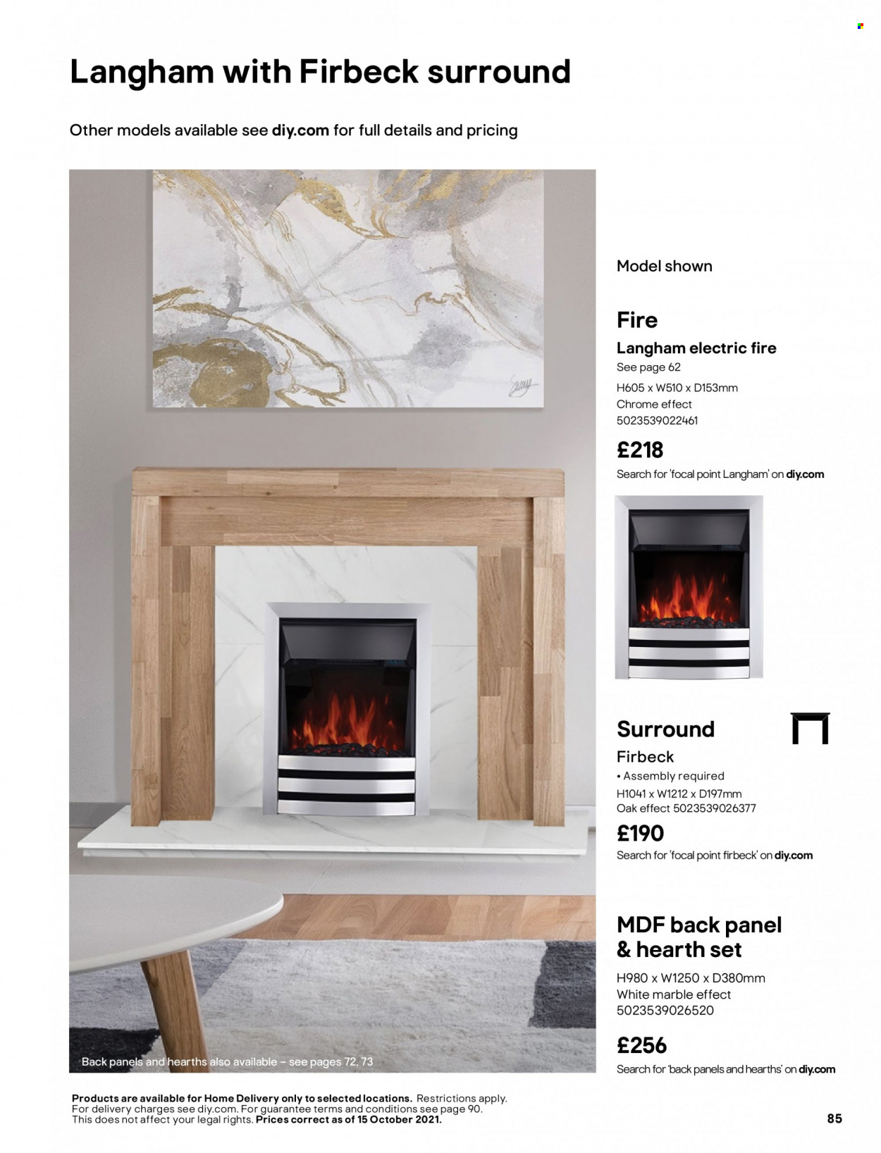 B&Q offer. Page 85
