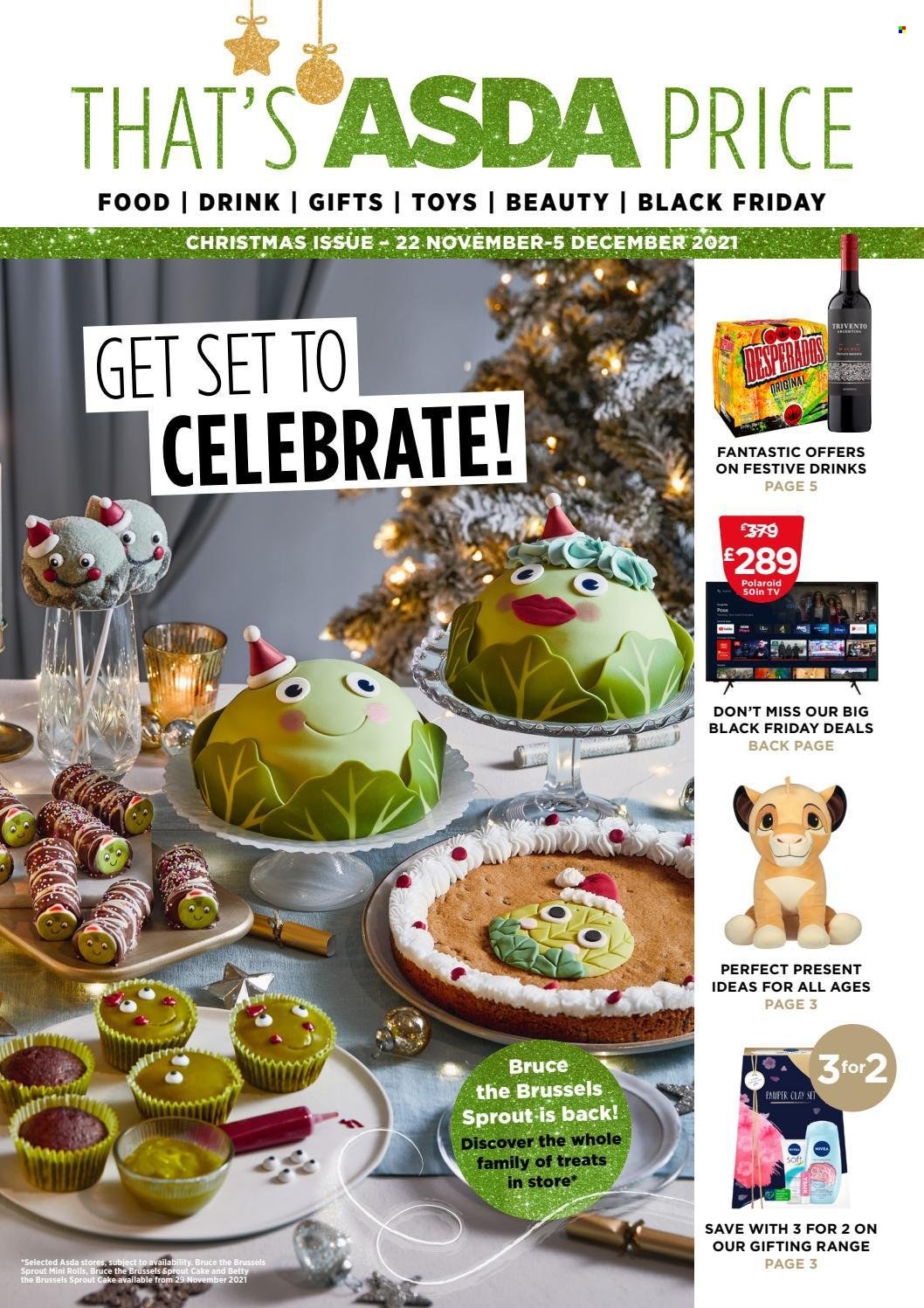 ASDA offer - 22/11/2021 - 05/12/2021. Page 1