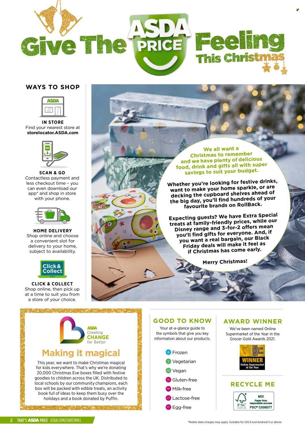 ASDA offer - 22/11/2021 - 05/12/2021. Page 2