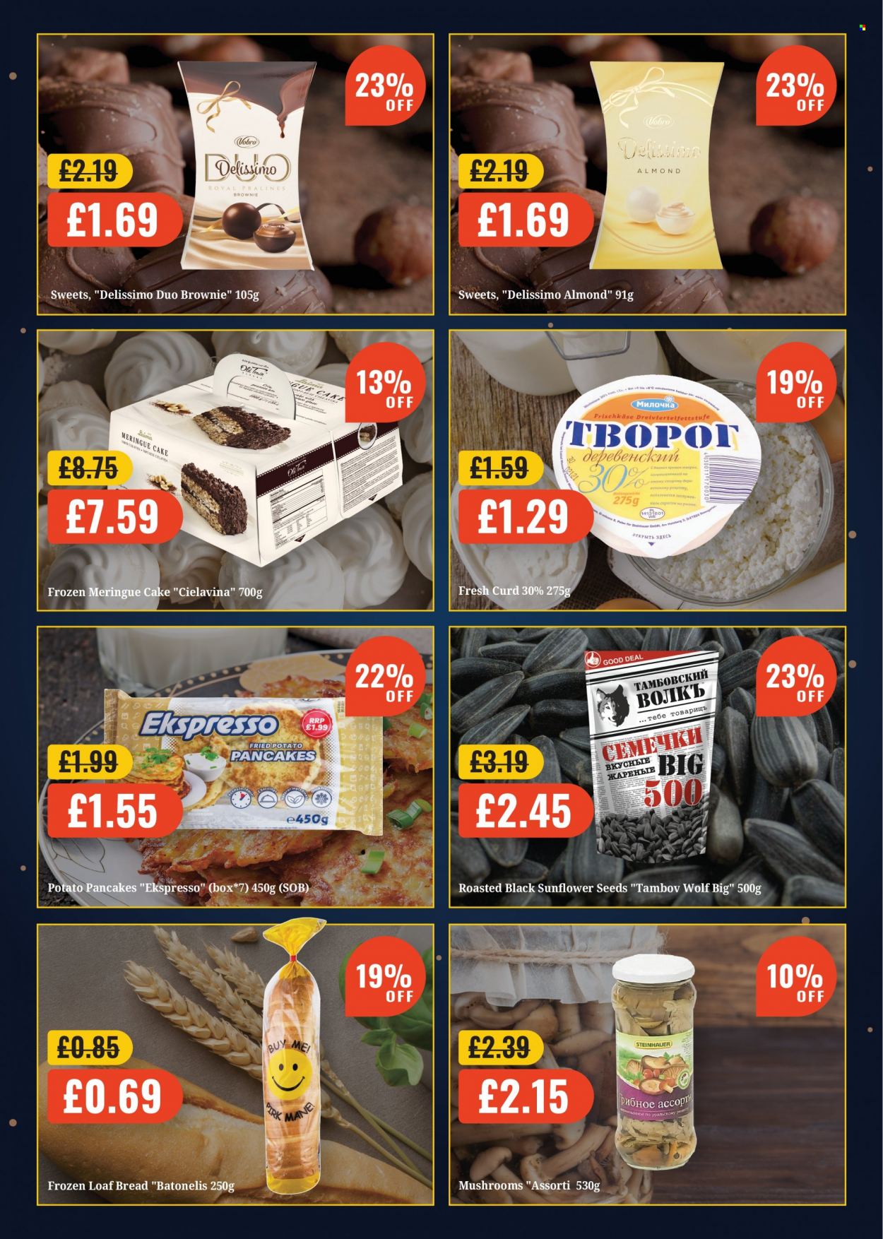 thumbnail - MyMINIMIX offer  - 22/11/2021 - 05/12/2021 - Sales products - mushrooms, bread, cake, brownies, pancakes, potato pancakes, curd, pralines, sunflower seeds. Page 2.