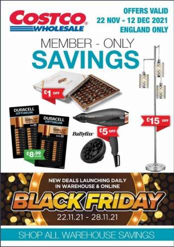 Costco offer  - 22.11.2021 - 12.12.2021.