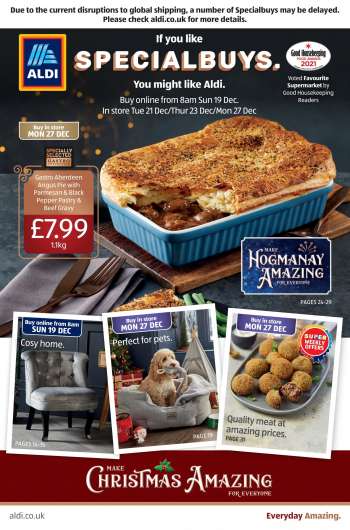 Aldi offer  - 19.12.2021 - 27.12.2021.