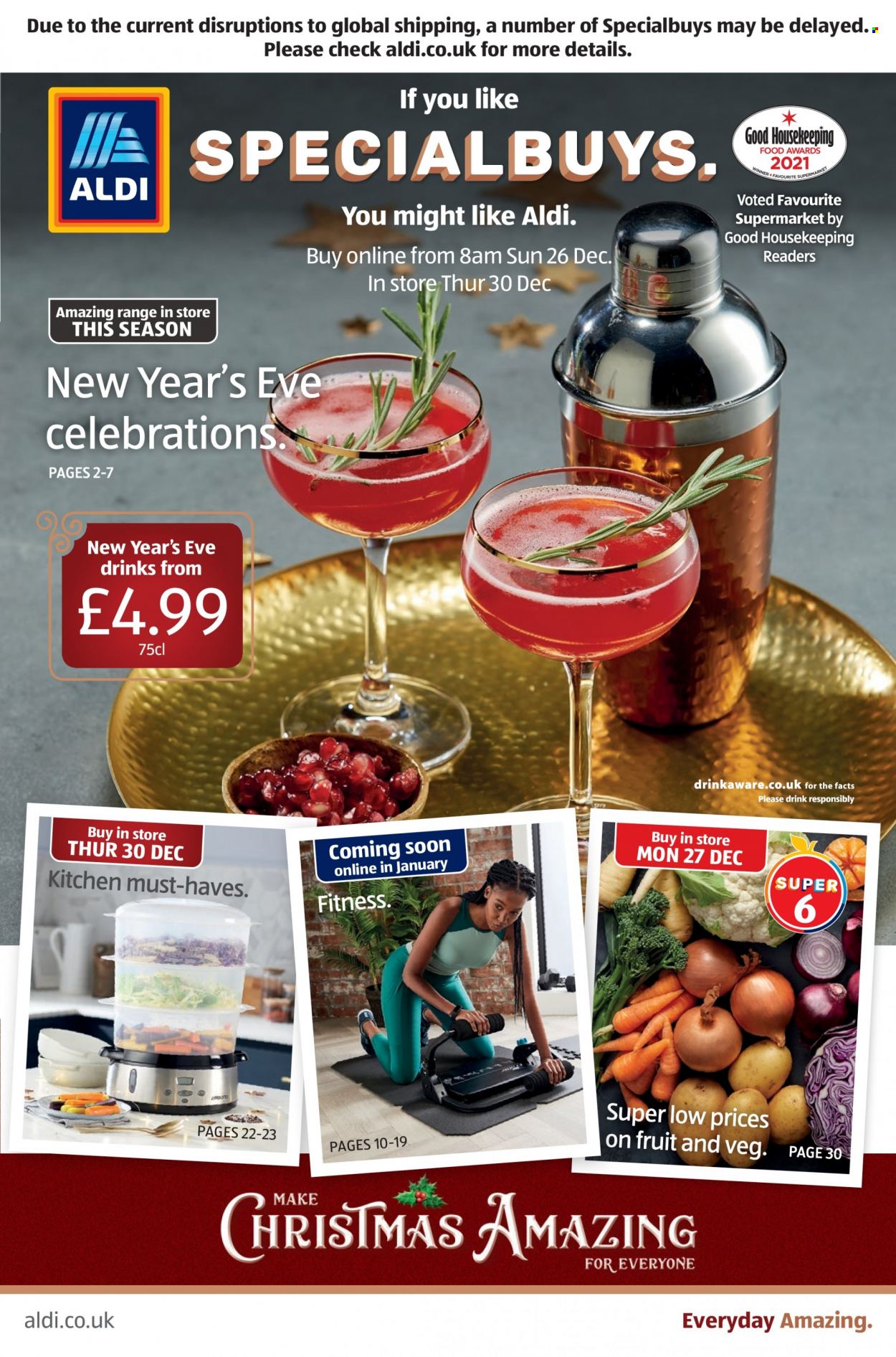 thumbnail - Aldi offer  - 26/12/2021 - 30/12/2021 - Sales products - Celebration. Page 1.
