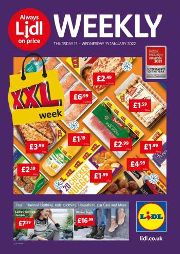 Lidl offer  - 13.1.2022 - 19.1.2022.