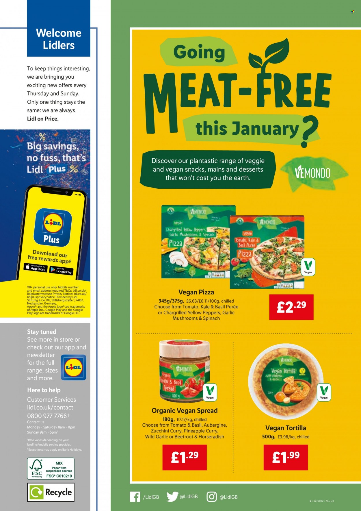 thumbnail - Lidl offer  - 13/01/2022 - 19/01/2022 - Sales products - eggplant, zucchini, horseradish, beetroot, pineapple, tortillas, pizza, snack. Page 4.