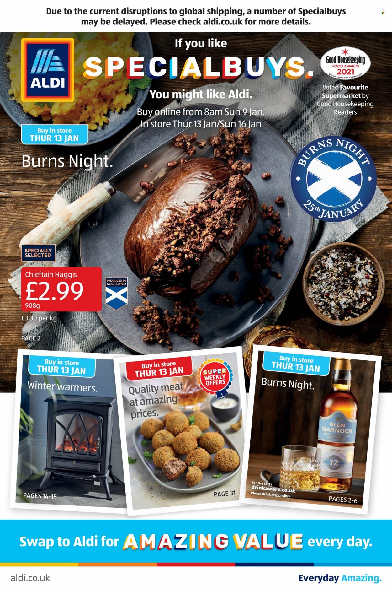 Aldi offer - 09/01/2022 - 16/01/2022. Page 1