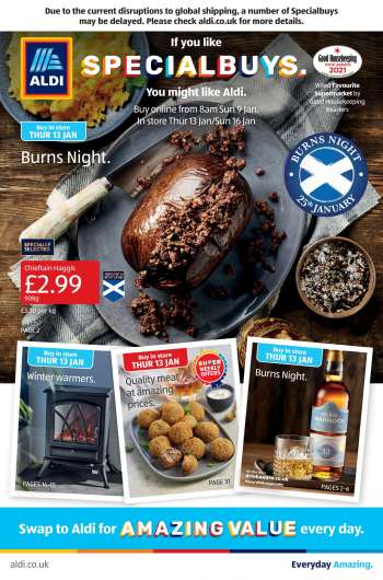 Aldi offer  - 9.1.2022 - 16.1.2022.