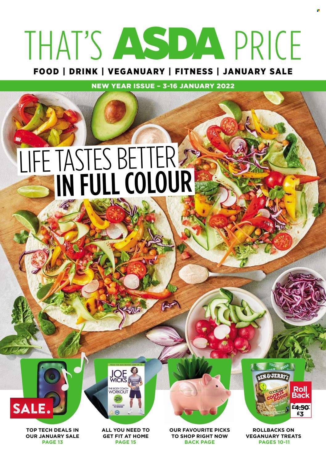 ASDA offer - 03/01/2022 - 16/01/2022. Page 1