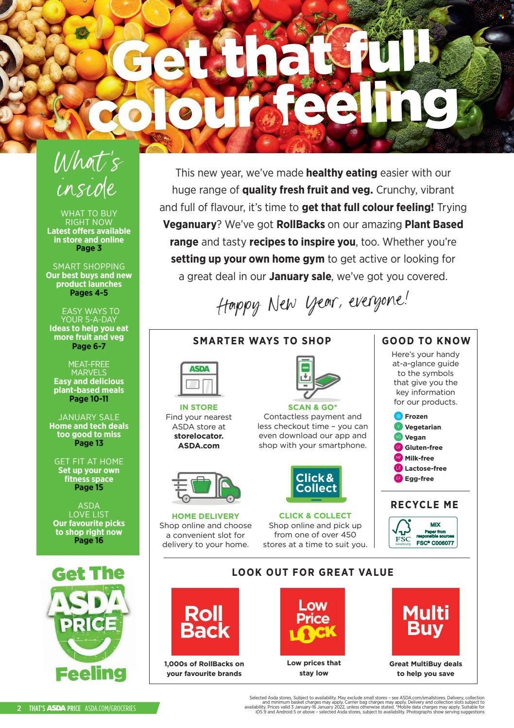 ASDA offer - 03/01/2022 - 16/01/2022. Page 2