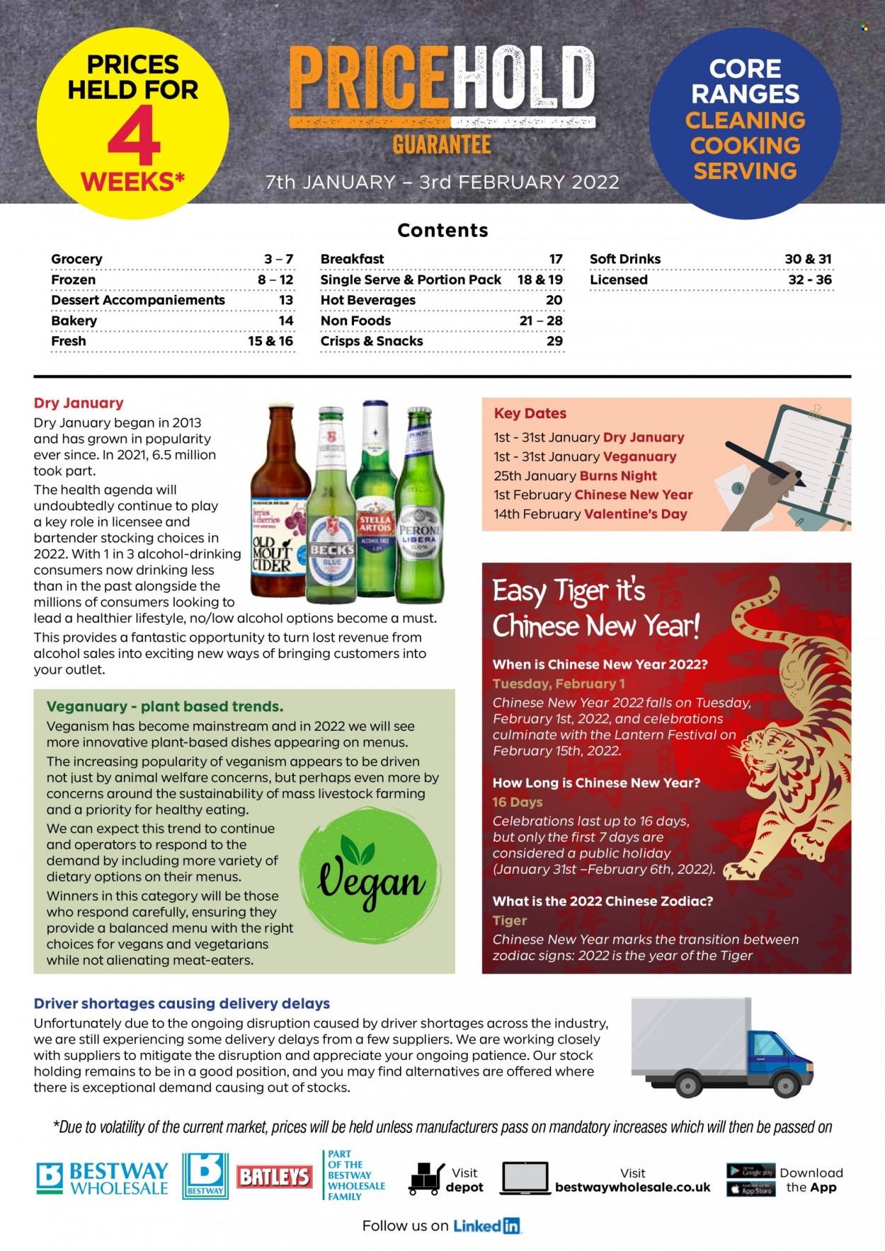 thumbnail - Bestway offer  - 07/01/2022 - 03/02/2022 - Sales products - alcohol, snack, Celebration, 7 Days, soft drink. Page 2.