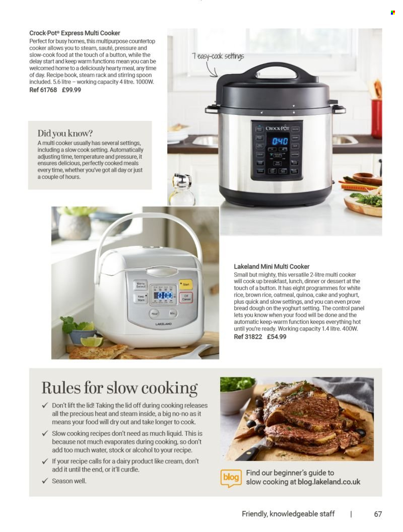 Lakeland offer. Page 67