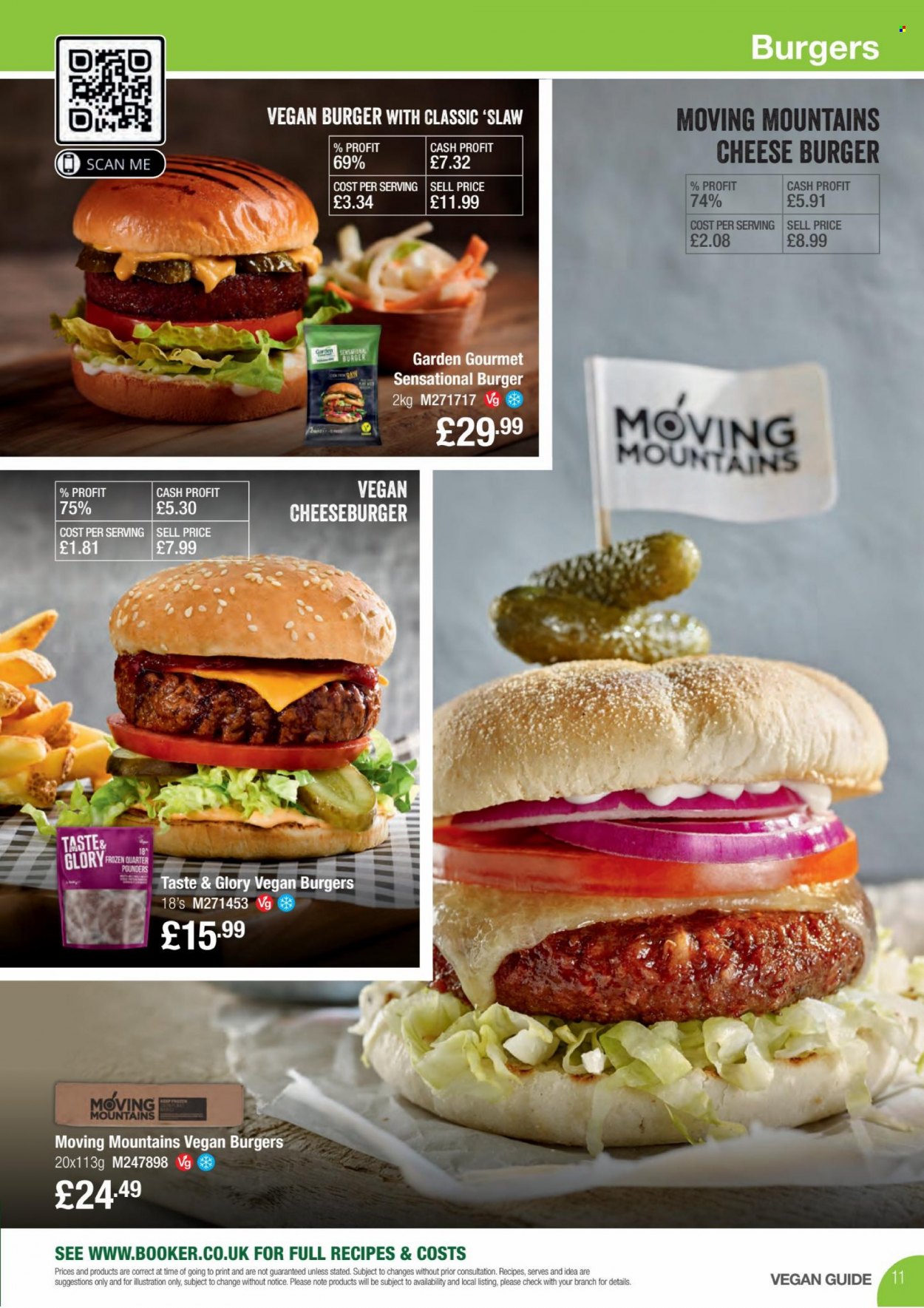 thumbnail - Makro offer  - 10/01/2022 - 25/01/2022 - Sales products - hamburger, cheeseburger, veggie burger, cheese. Page 11.