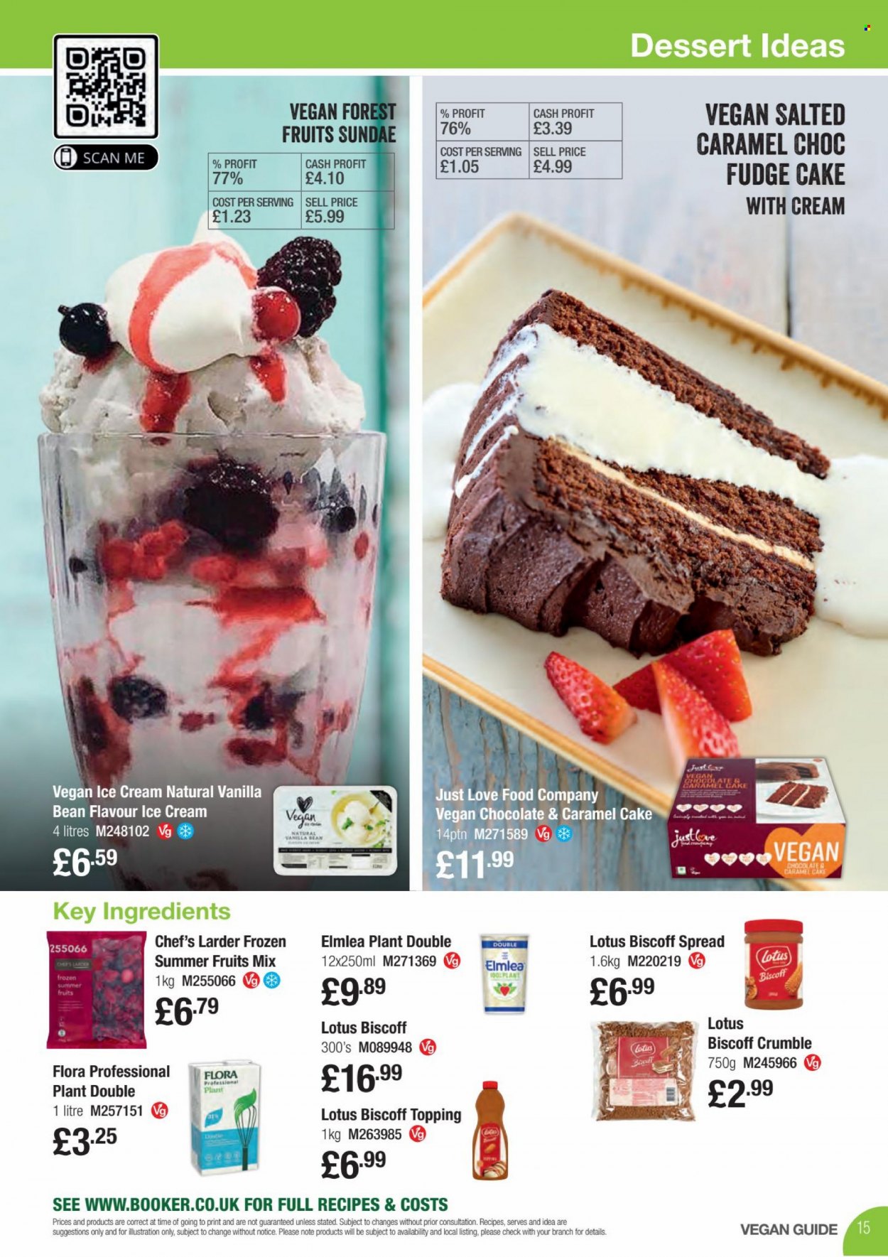 thumbnail - Makro offer  - 10/01/2022 - 25/01/2022 - Sales products - cake, Flora, fudge, topping, Lotus. Page 15.