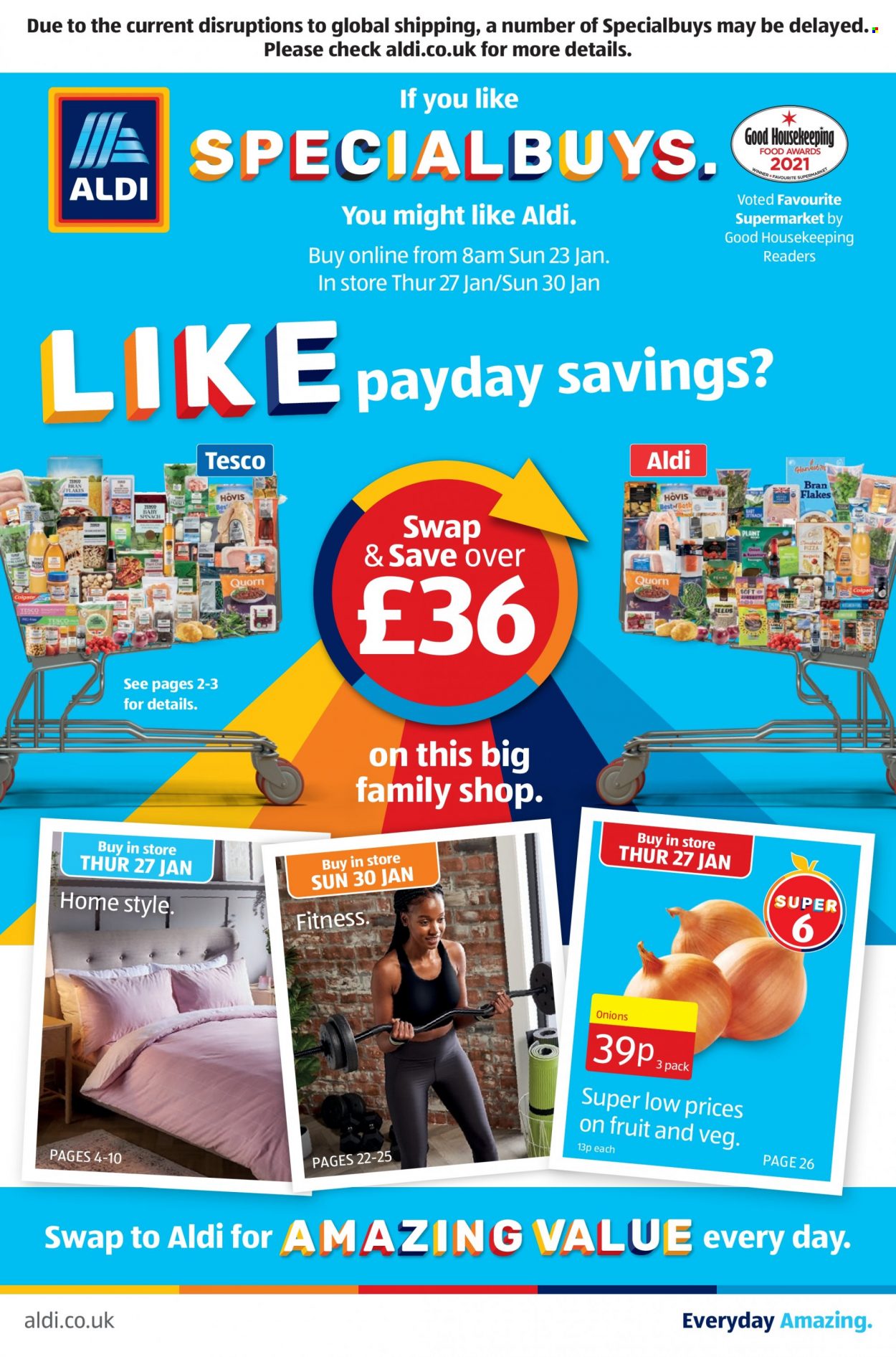 Aldi offer - 23/01/2022 - 30/01/2022. Page 1