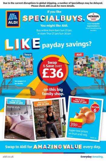 Aldi offer  - 23.1.2022 - 30.1.2022.