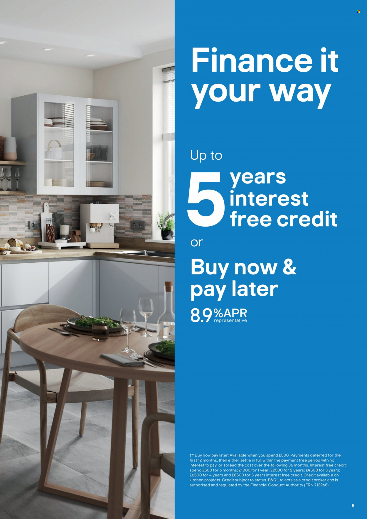 B&Q offer. Page 5