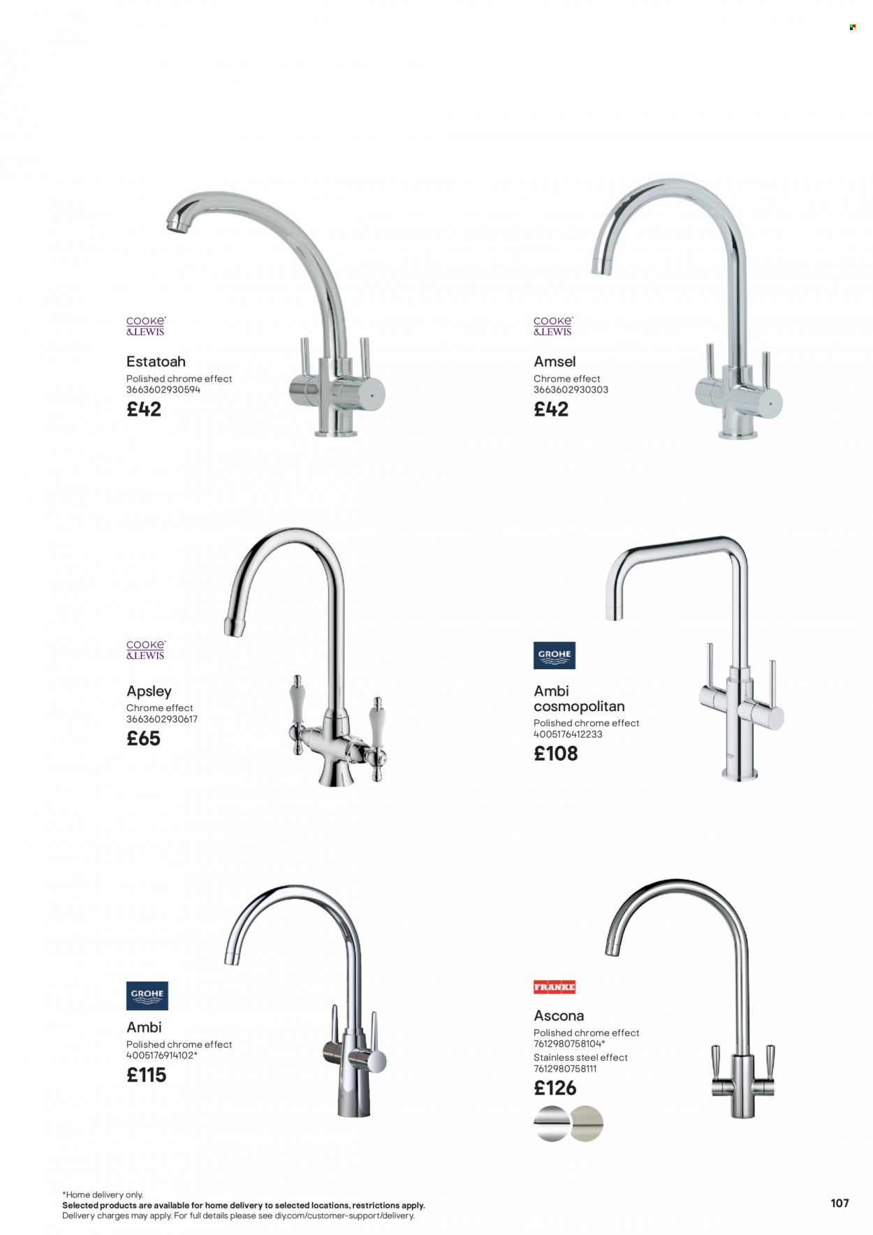 B&Q offer. Page 107