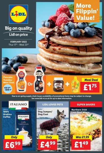 Lidl offer  - 17.2.2022 - 23.2.2022.