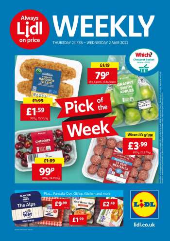 Lidl offer  - 24.2.2022 - 2.3.2022.