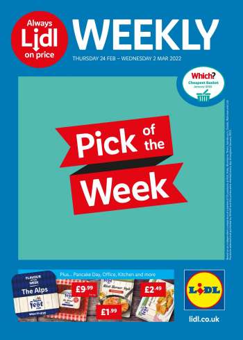 Lidl offer  - 24.2.2022 - 2.3.2022.