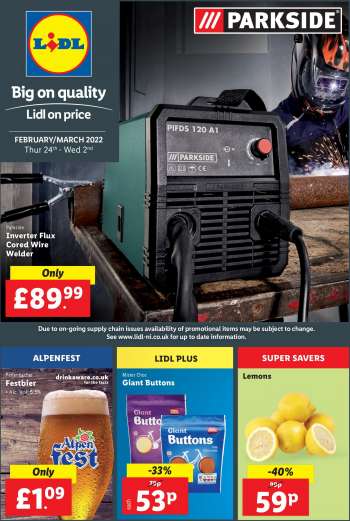 Lidl offer  - 24.2.2022 - 2.3.2022.