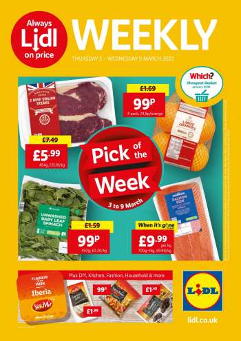 Lidl offer  - 3.3.2022 - 9.3.2022.