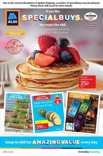 Aldi offer  - 27.2.2022 - 6.3.2022.